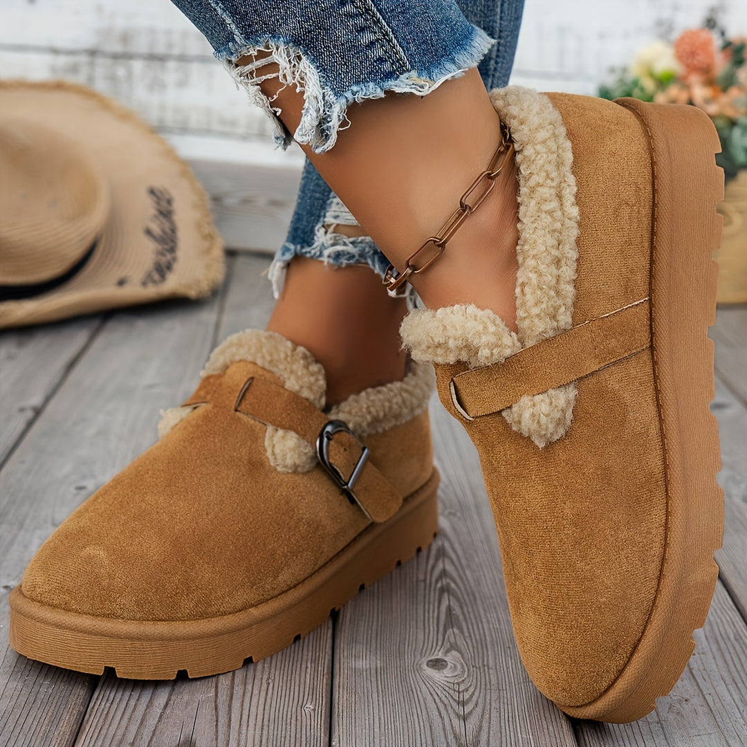 Lina | Cosy Winter Ankle Boots with Ergonomic Support