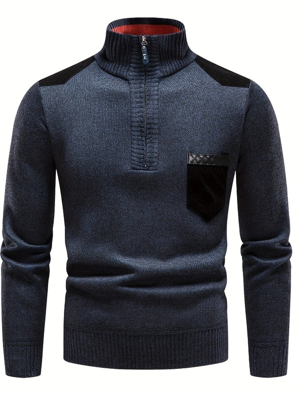 Luxury Long Sleeve Knitted Jumper – Warm, Comfortable and Stylish Men's Jumper for Cold Days