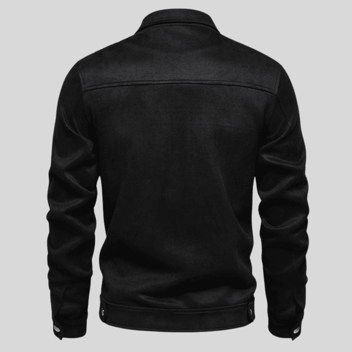 Suede Jacket with Zip – Stylish Men's Jacket with Luxury Finish and Comfortable Fit