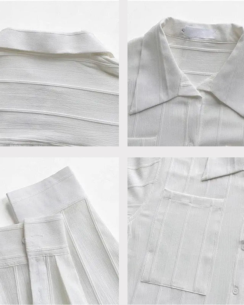 ST Tropez Ribbed Blouse