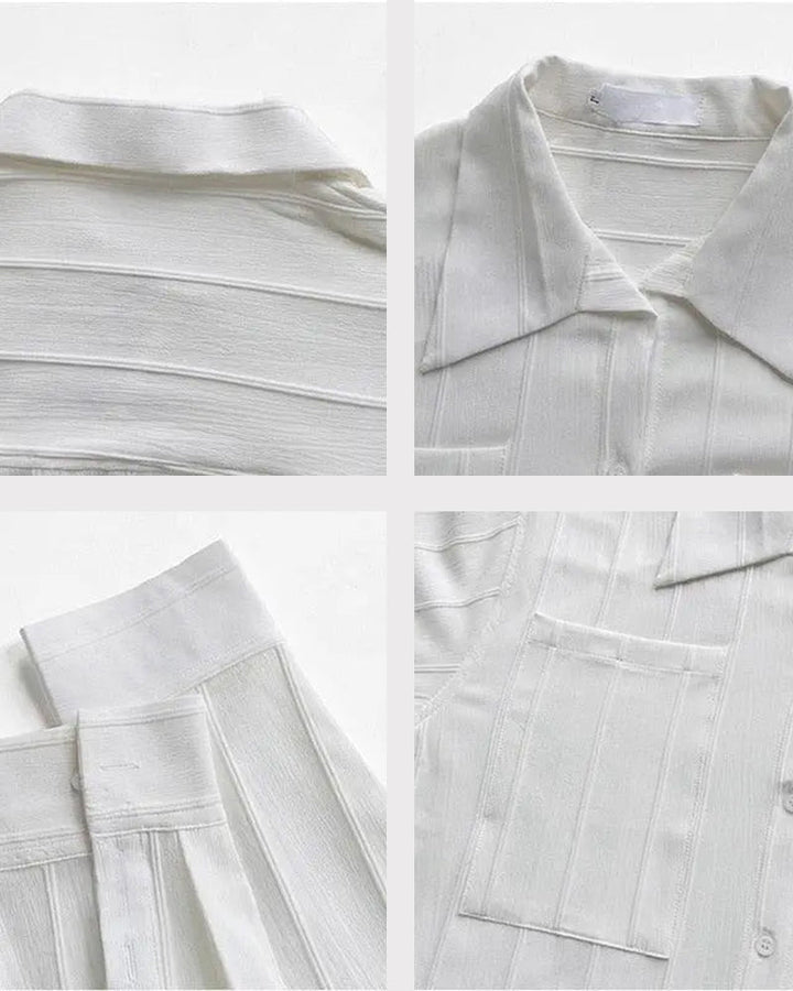 ST Tropez Ribbed Blouse