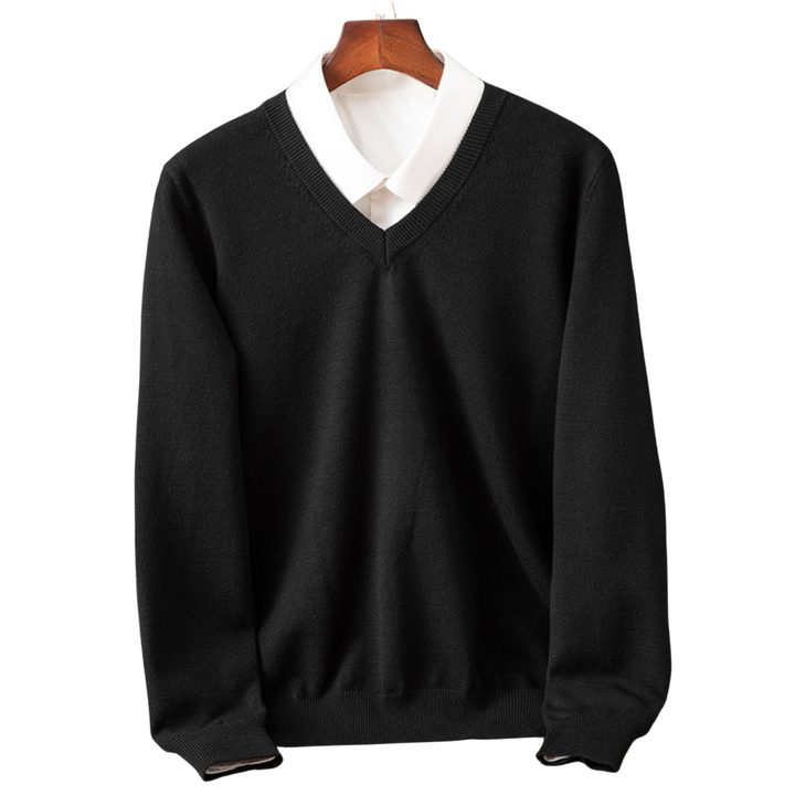 Bexford | V-Neck Pullover in Pure Wool for Men