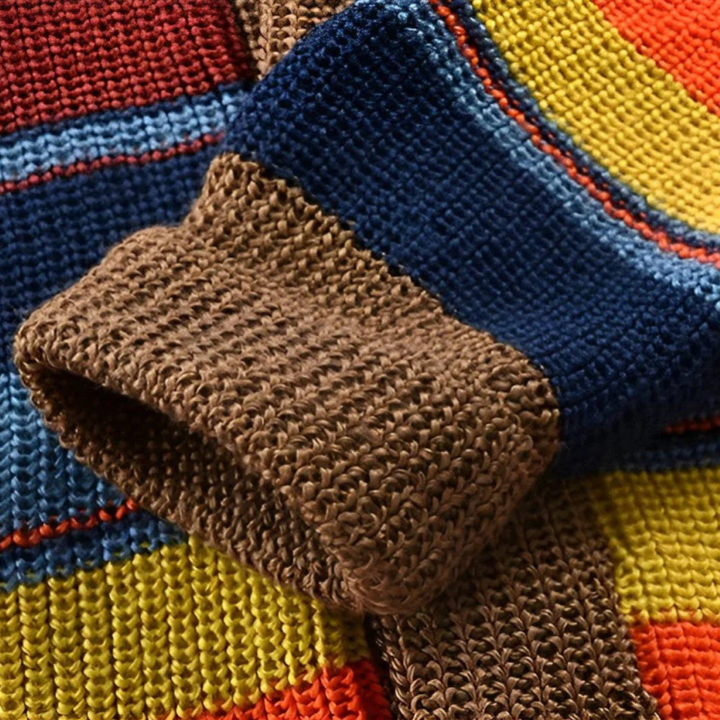 GARRY™ | RETRO STRIPED CARDIGAN