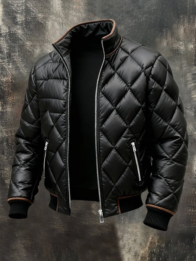 Men’s Retro Warm Cotton Outdoor Coat
