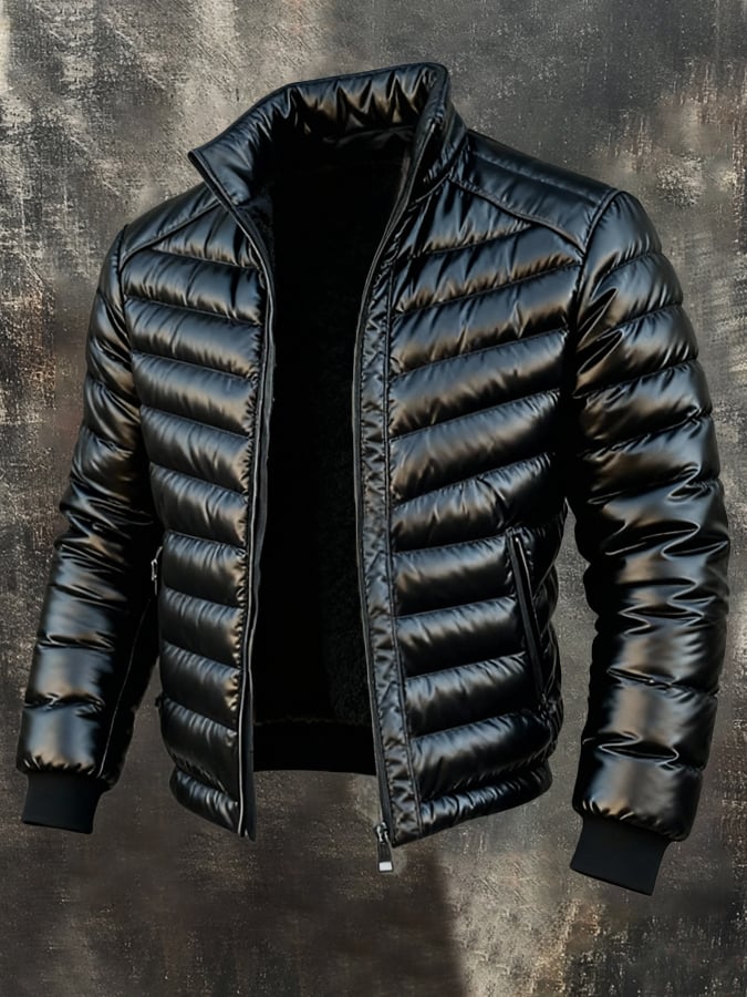 Men’s Retro Outdoor Jacket, Warm Lined