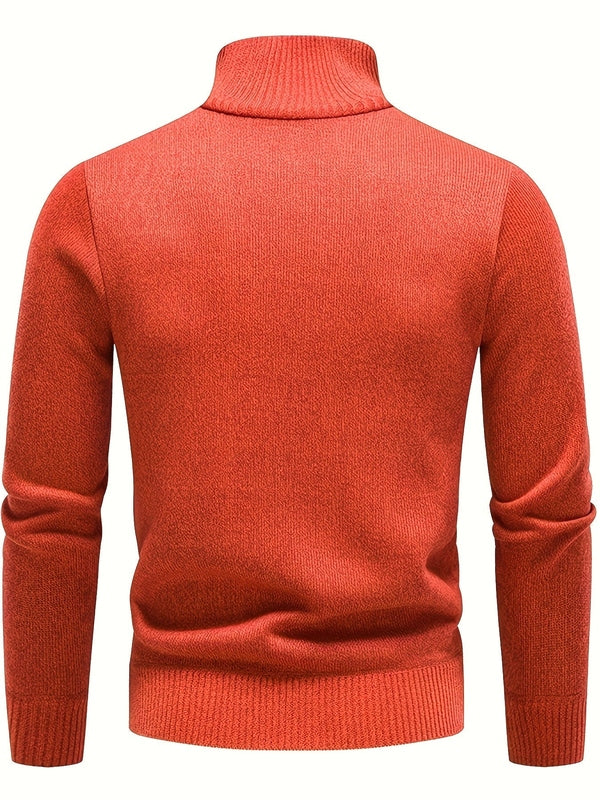 Luxury Long Sleeve Knitted Jumper – Warm, Comfortable and Stylish Men's Jumper for Cold Days
