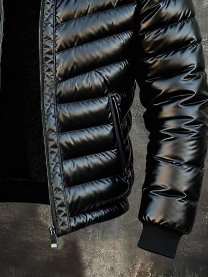 Men’s Retro Outdoor Jacket with Pockets