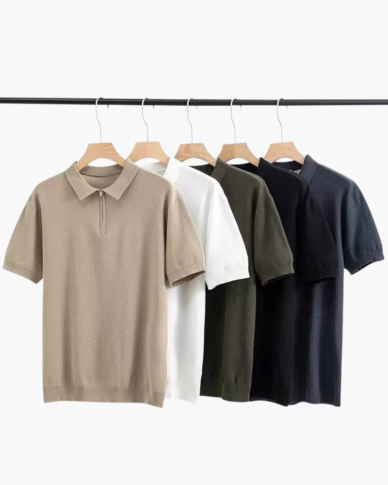 Marbella Zip-Up Polo Shirt