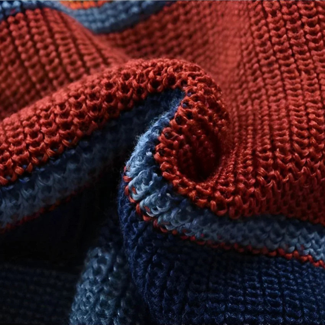 GARRY™ | RETRO STRIPED CARDIGAN