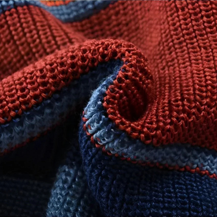 GARRY™ | RETRO STRIPED CARDIGAN