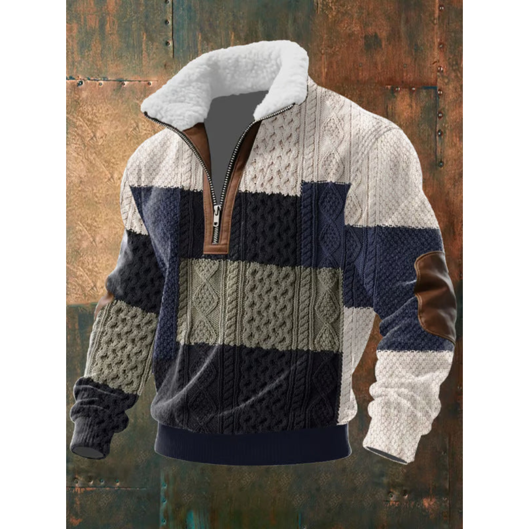 SILVORO | HIGH NECK FLEECE JUMPER