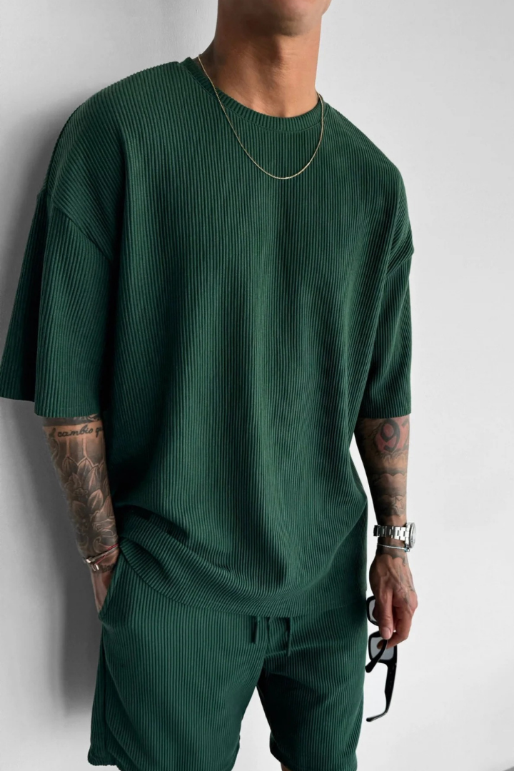 Madison | Oversize Ribbed T-shirt
