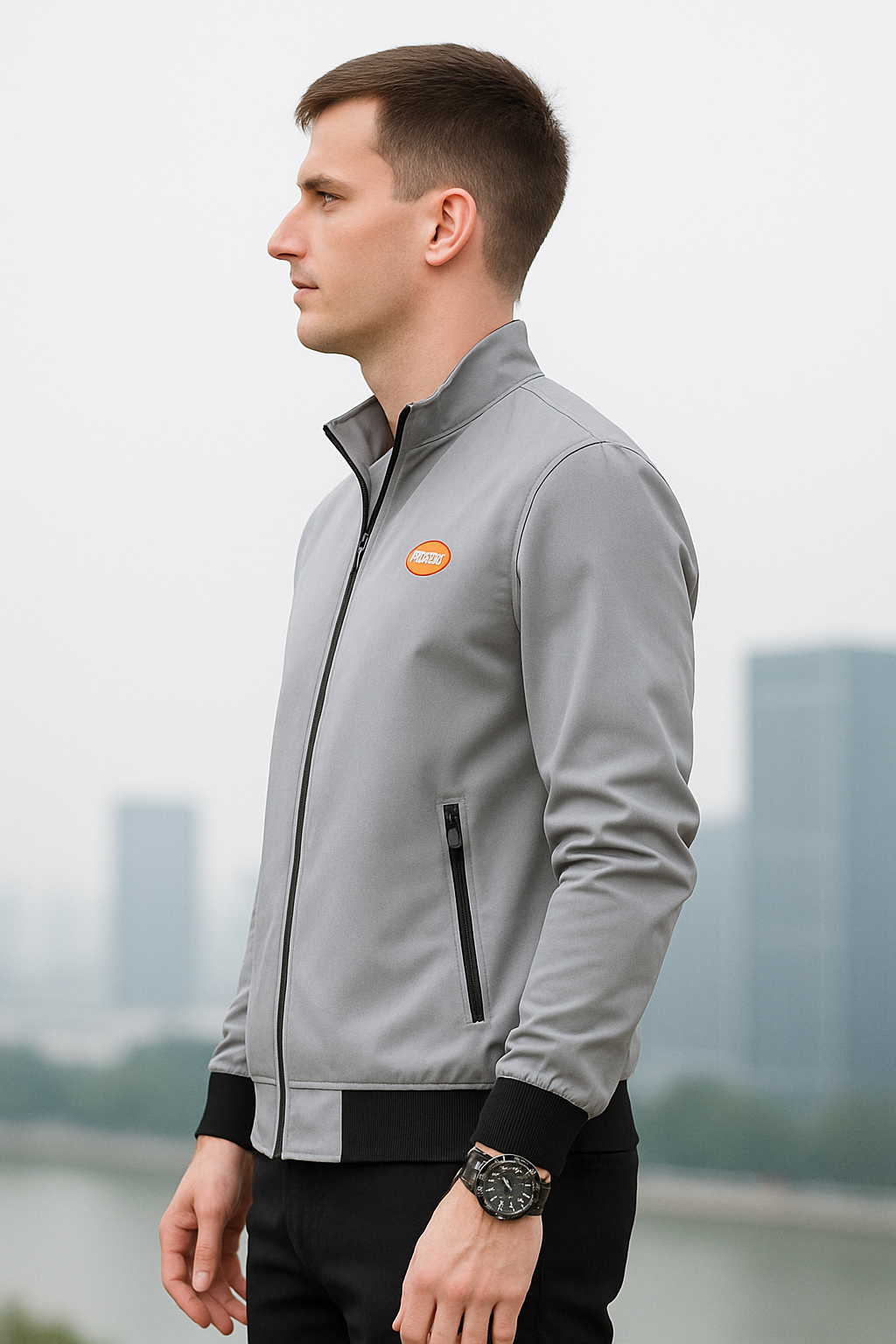 Madison | Business Casual Jacket with Stand-Up Collar