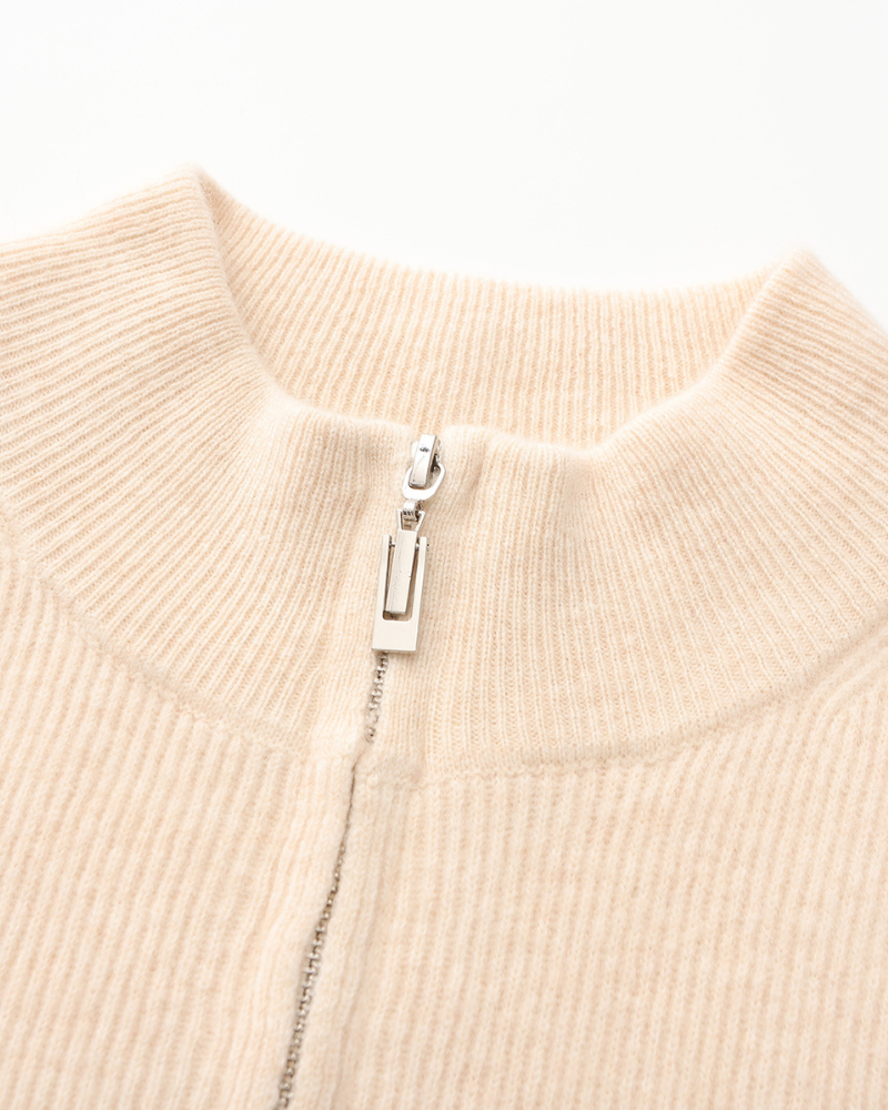 Cashmere Zip Jumper