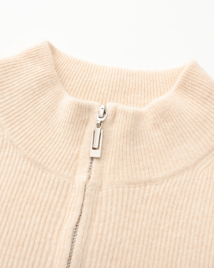 Cashmere Zip Jumper