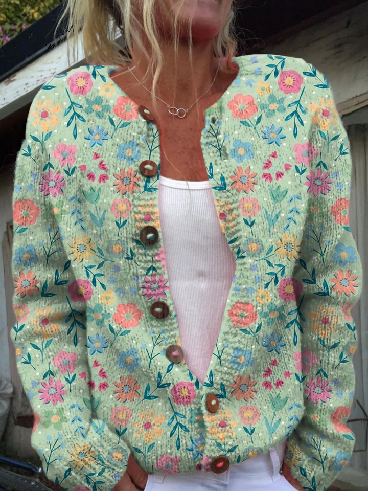 Camélia™ | Prairie Flower Cardigan