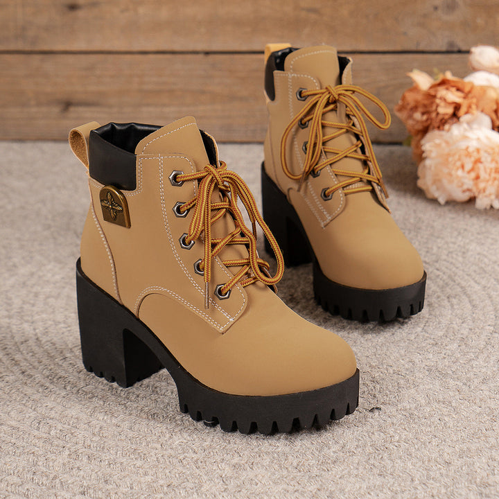 Bootara Women's Cowhide - Waterproof Ankle Boots