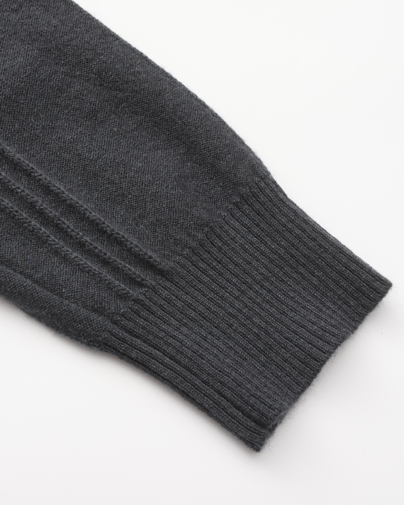 Madison Cashmere Half-Zip Vest