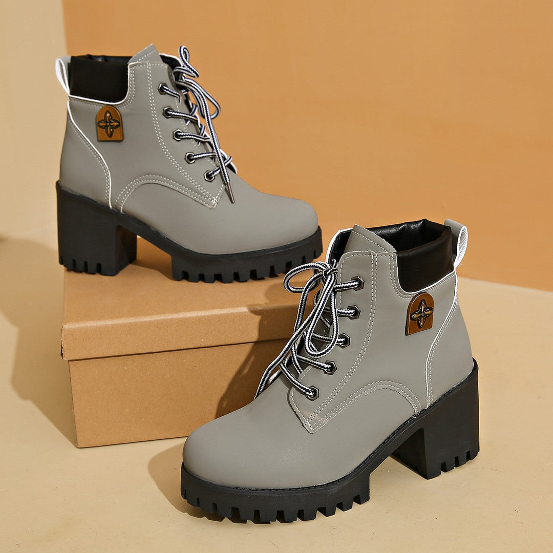 Bootara Women's Cowhide - Waterproof Ankle Boots