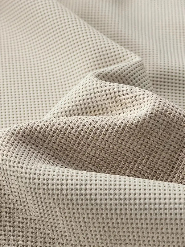 Daily Layered Long Sleeves – 2-in-1 Jumper with Waffle Texture & Comfortable Fit