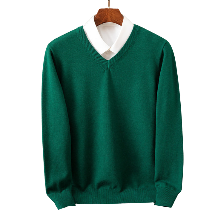 Bexford | V-Neck Pullover in Pure Wool for Men