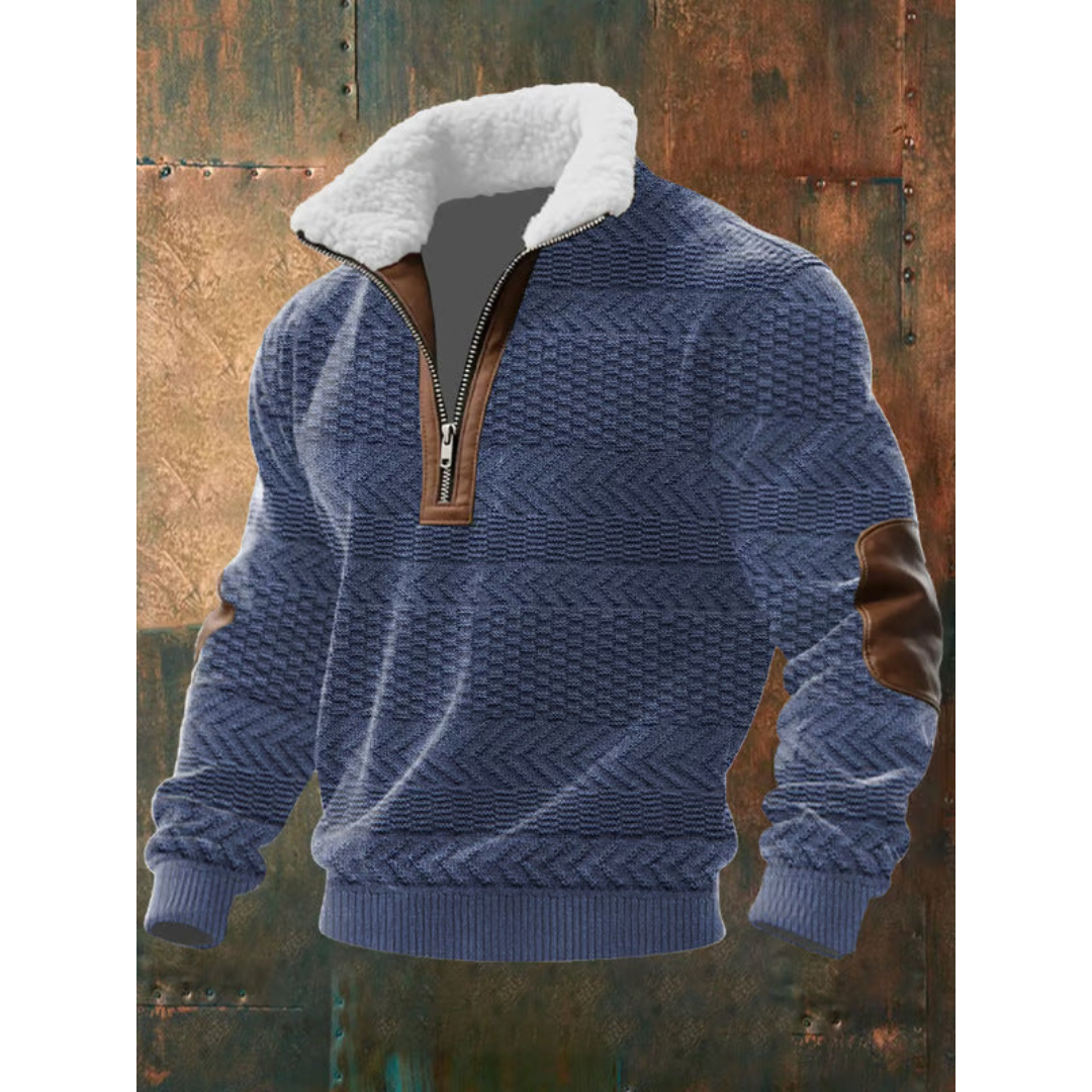 SILVORO | HIGH NECK FLEECE JUMPER