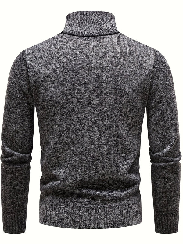 Luxury Long Sleeve Knitted Jumper – Warm, Comfortable and Stylish Men's Jumper for Cold Days