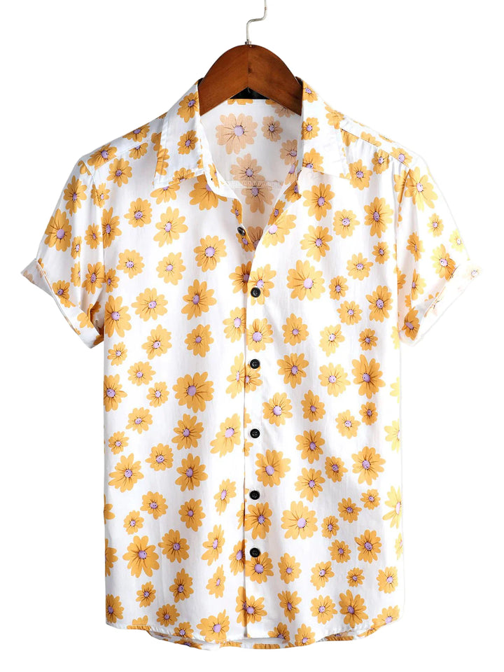 Madison | Floral Print Cotton Shirt