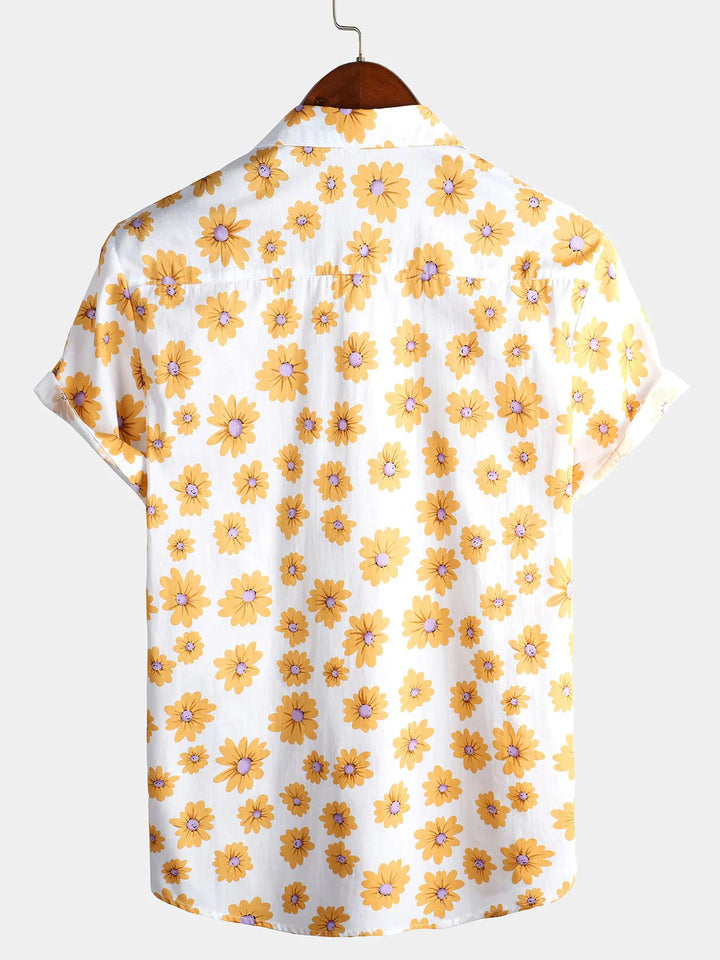 Madison | Floral Print Cotton Shirt