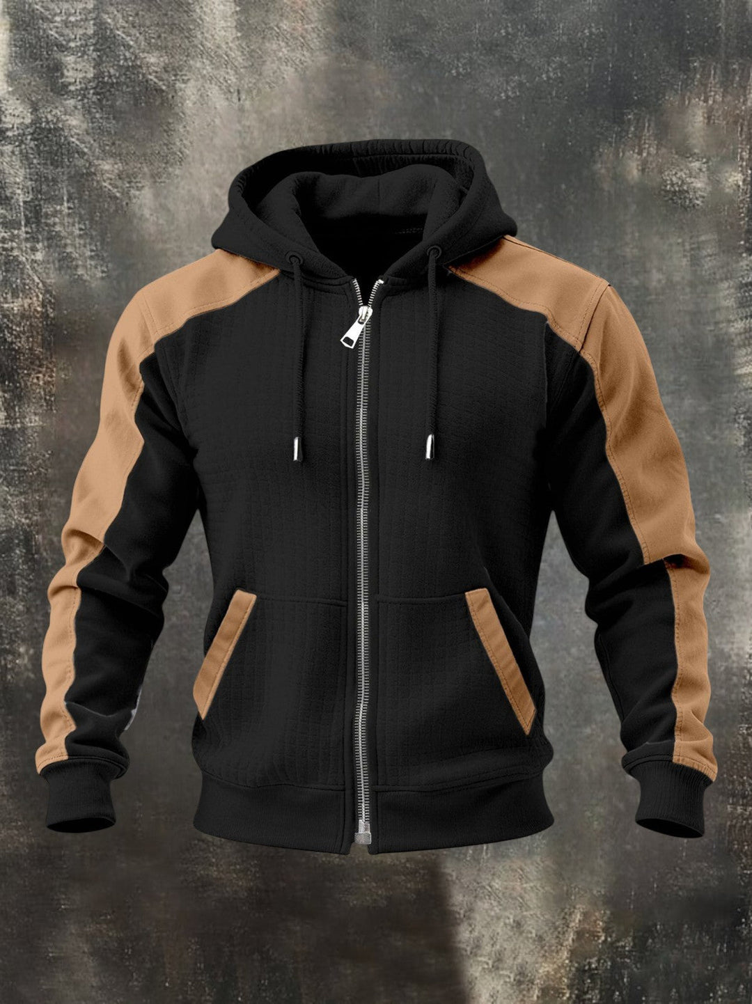 SALVATORE™ | TWO-COLOUR ZIP HOODIE