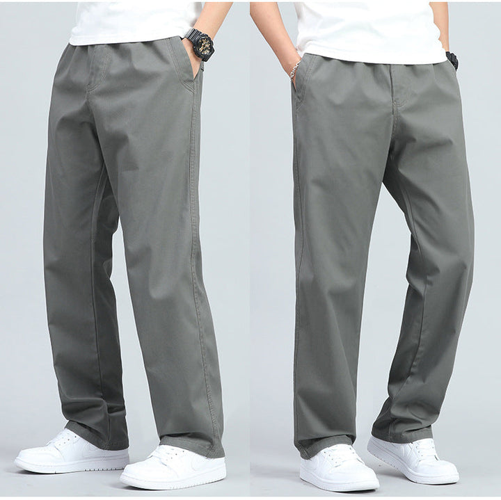 MADISON | MEN'S WIDE LEG COTTON TROUSERS
