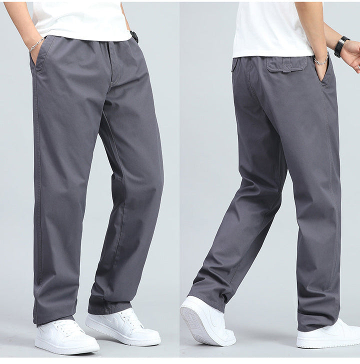 MADISON | MEN'S WIDE LEG COTTON TROUSERS