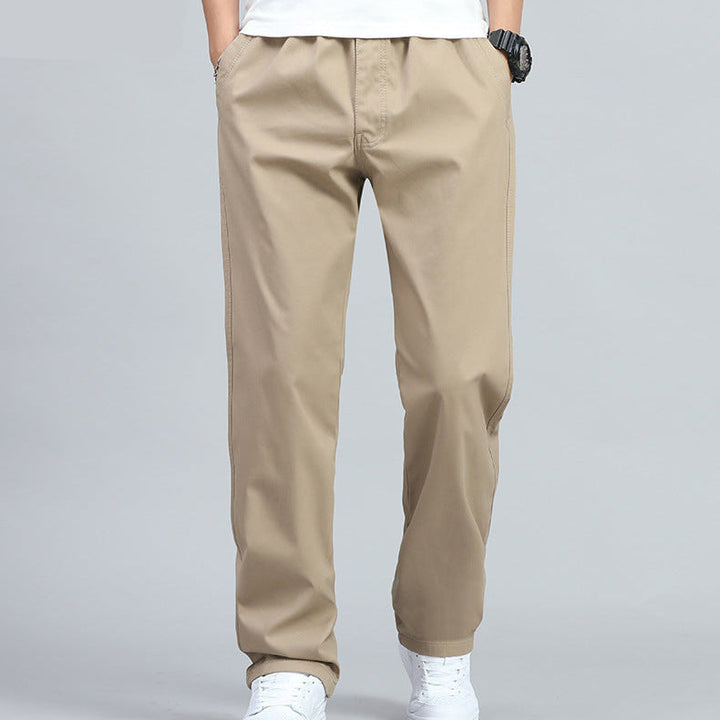 MADISON | MEN'S WIDE LEG COTTON TROUSERS
