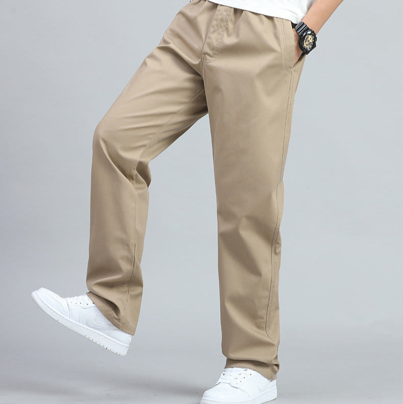 MADISON | MEN'S WIDE LEG COTTON TROUSERS