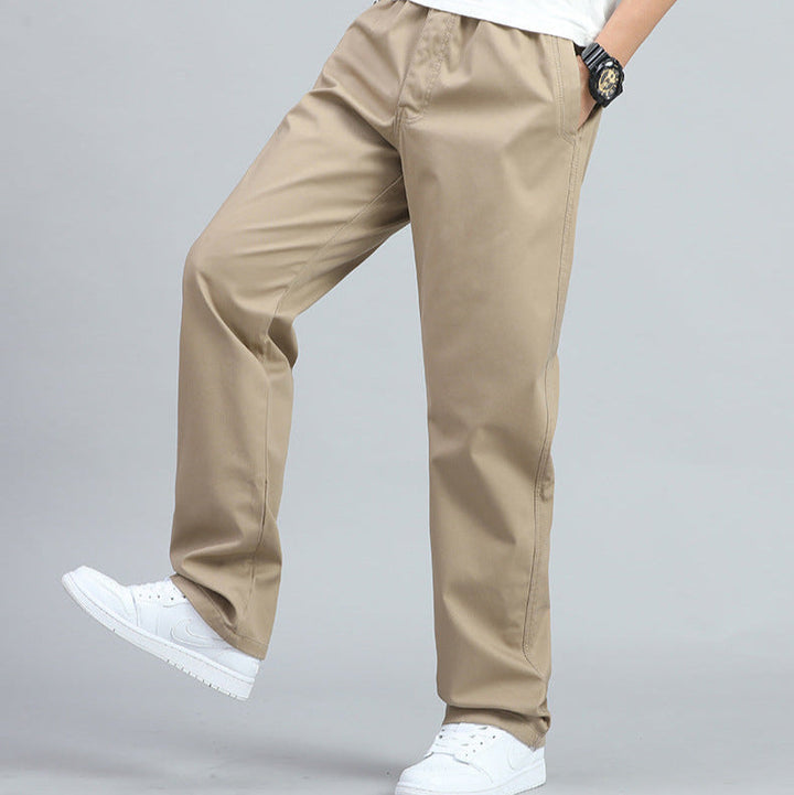 MADISON | MEN'S WIDE LEG COTTON TROUSERS