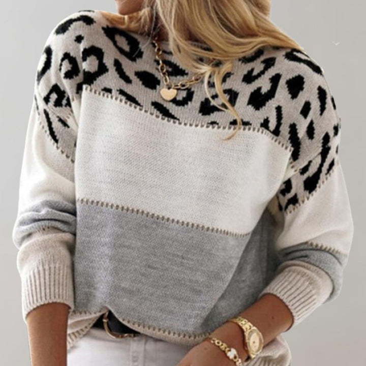 Charlène™ | Casual Leopard Print Jumper with Refined Style