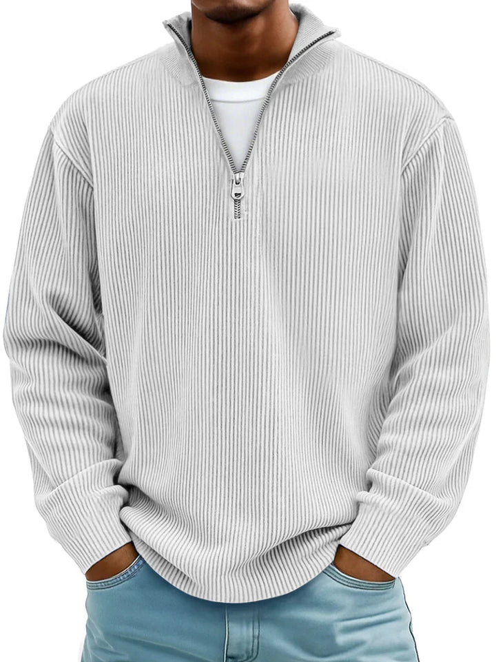 Men's Half-Zip Jumper: Trendy, Stylish & Shape Retaining | Ideal Comfort