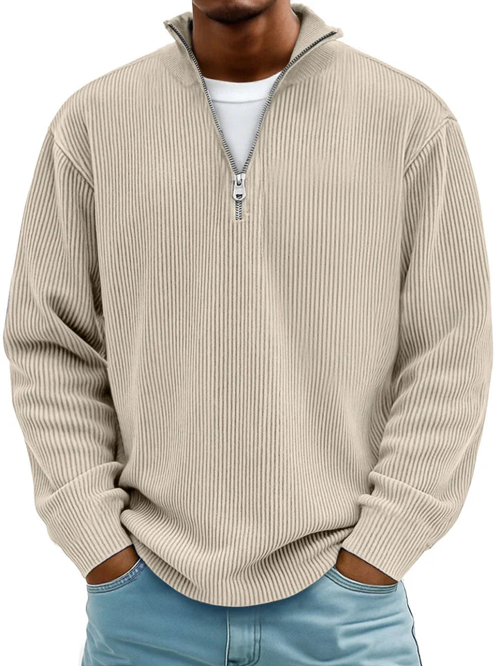 Men's Half-Zip Jumper: Trendy, Stylish & Shape Retaining | Ideal Comfort