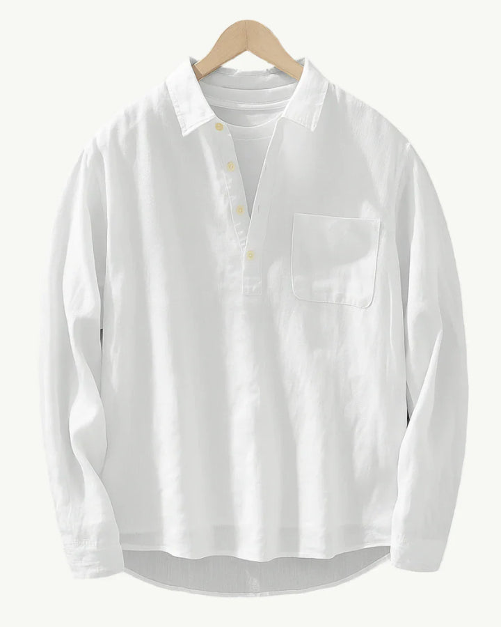 Madison | Linen Pop-over Shirt