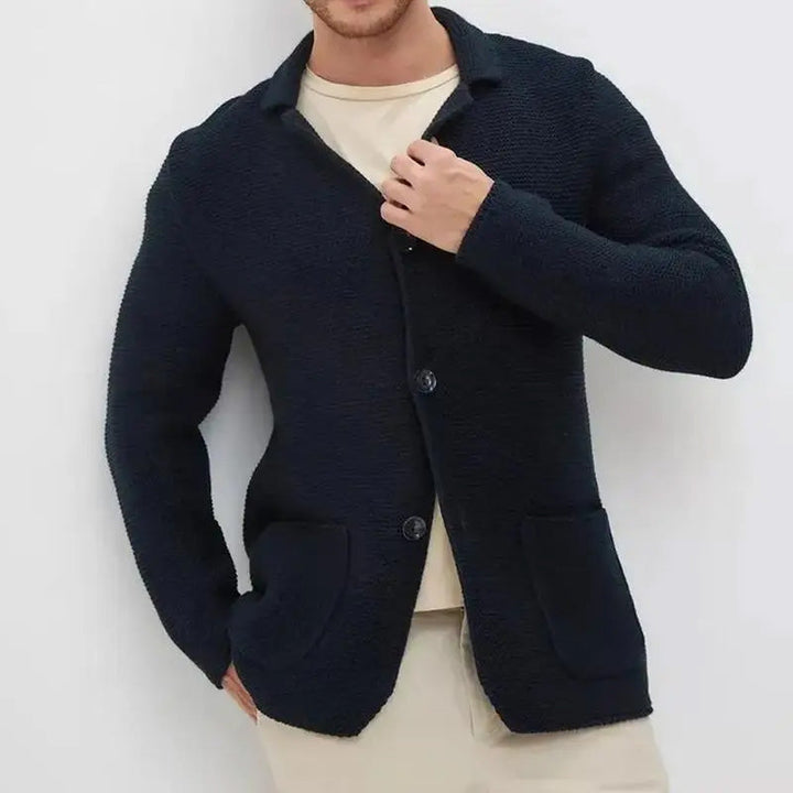 Cozy Button-Front Knitted Men's Cardigan – Stylish, Warm and Comfortable Men's Sweater