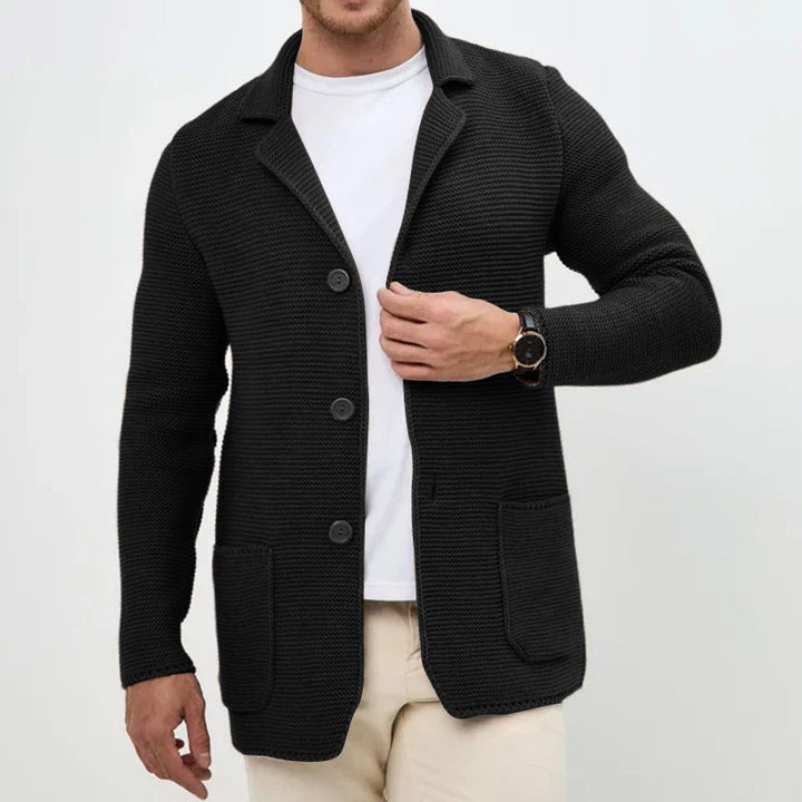 Cozy Button-Front Knitted Men's Cardigan – Stylish, Warm and Comfortable Men's Sweater