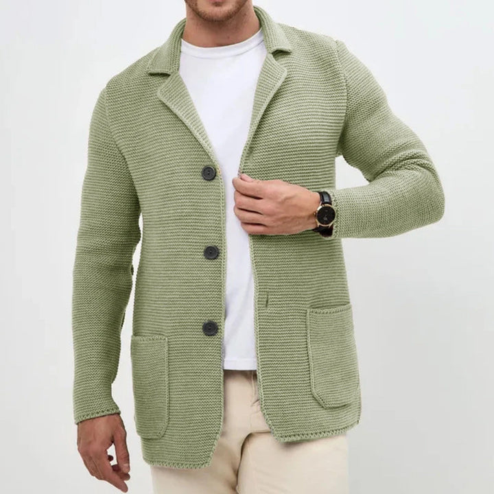 Cozy Button-Front Knitted Men's Cardigan – Stylish, Warm and Comfortable Men's Sweater