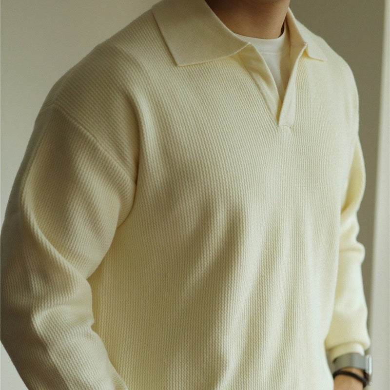 Men's Knitted Polo – Soft, Breathable and Stylish Knit Polo
