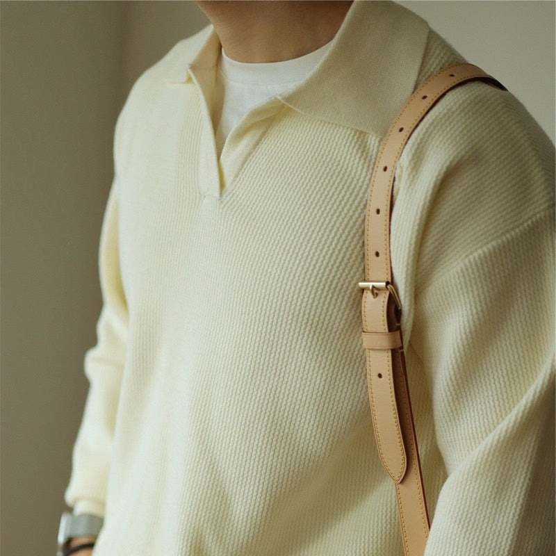 Men's Knitted Polo – Soft, Breathable and Stylish Knit Polo