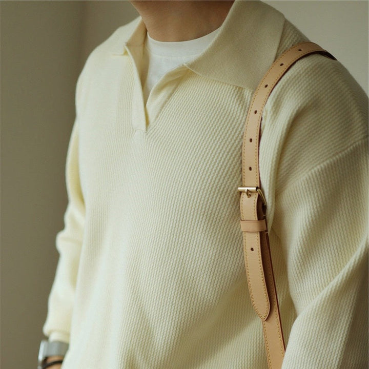 Men's Knitted Polo – Soft, Breathable and Stylish Knit Polo