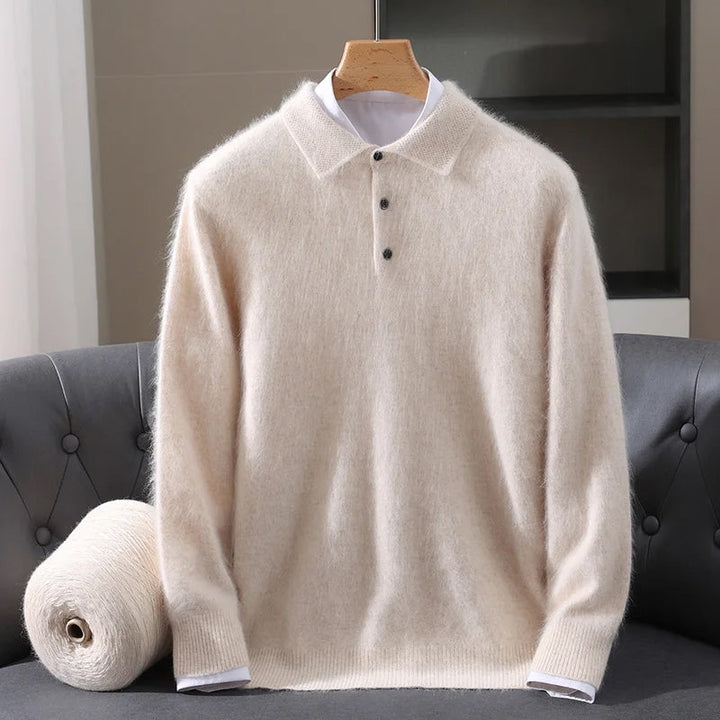Cashmere Polo Jumper – Luxurious, Soft and Stylish Jumper with Classic Polo Collar
