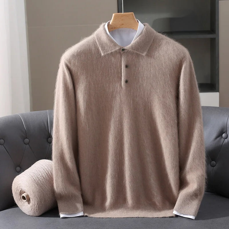 Cashmere Polo Jumper – Luxurious, Soft and Stylish Jumper with Classic Polo Collar