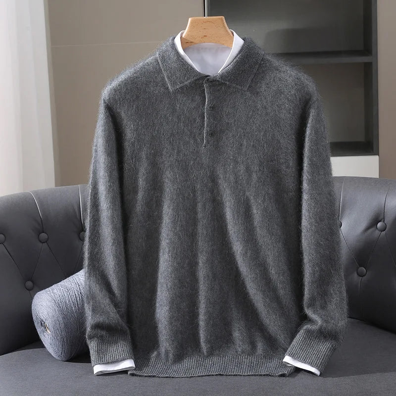 Cashmere Polo Jumper – Luxurious, Soft and Stylish Jumper with Classic Polo Collar