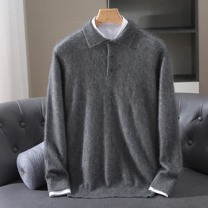 Cashmere Polo Jumper – Luxurious, Soft and Stylish Jumper with Classic Polo Collar
