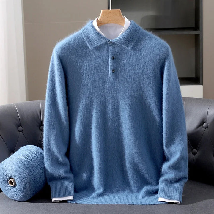 Cashmere Polo Jumper – Luxurious, Soft and Stylish Jumper with Classic Polo Collar